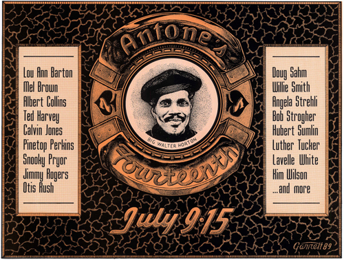 Antone's 14th Anniversay honoring Big Walter Horton